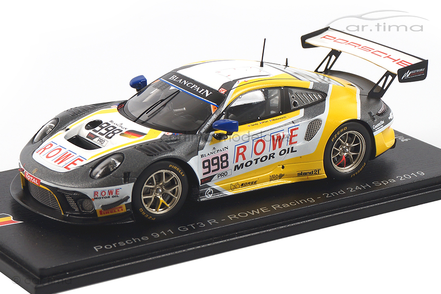 Porsche 911 GT3 R 24h Spa 2019 Makowiecki/Pilet/Tandy Spark 1:43 SB252 Porsche 911 GT3 R 24h Spa 2019 Makowiecki/Pilet/Tandy Spark 1:43 SB252