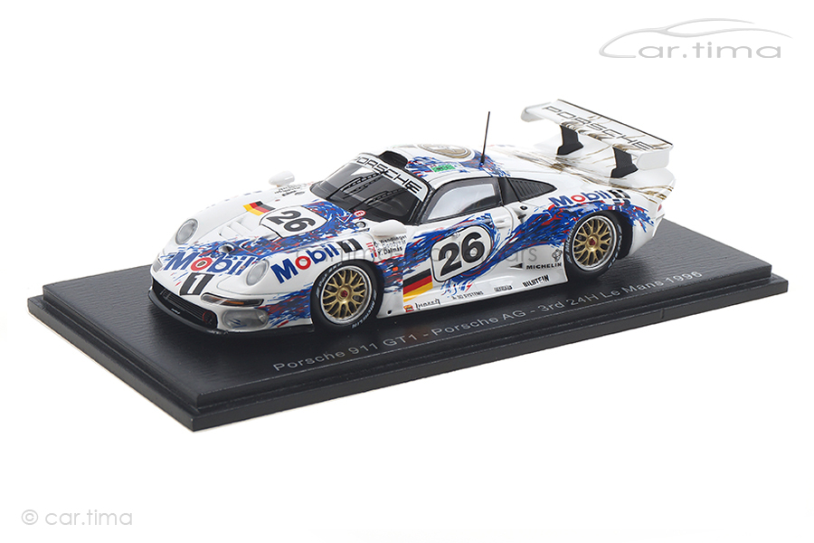 Porsche 911 GT1 24h Le Mans 1996 Dalmas/Goodyear/Wendlinger Spark 1:43 S5603 Porsche 911 GT1 24h Le Mans 1996 Dalmas/Goodyear/Wendlinger Spark 1:43 S5603