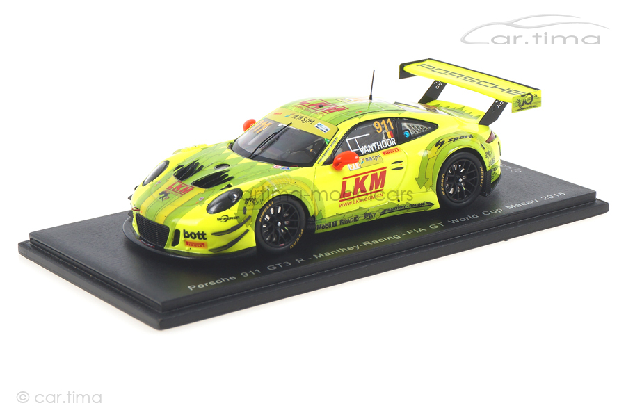 Porsche 911 GT3 R Macau 2018 Laurens Vanthoor Spark 1:43 SA175 Porsche 911 GT3 R Macau 2018 Laurens Vanthoor Spark 1:43 SA175