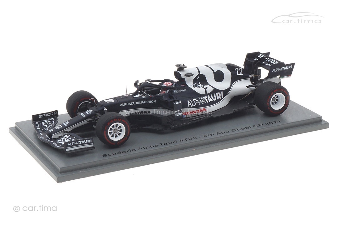 AlphaTauri AT02 GP Abu Dhabi 2021 Yuki Tsunoda Spark 1:43 S7853 AlphaTauri AT02 GP Abu Dhabi 2021 Yuki Tsunoda Spark 1:43 S7853