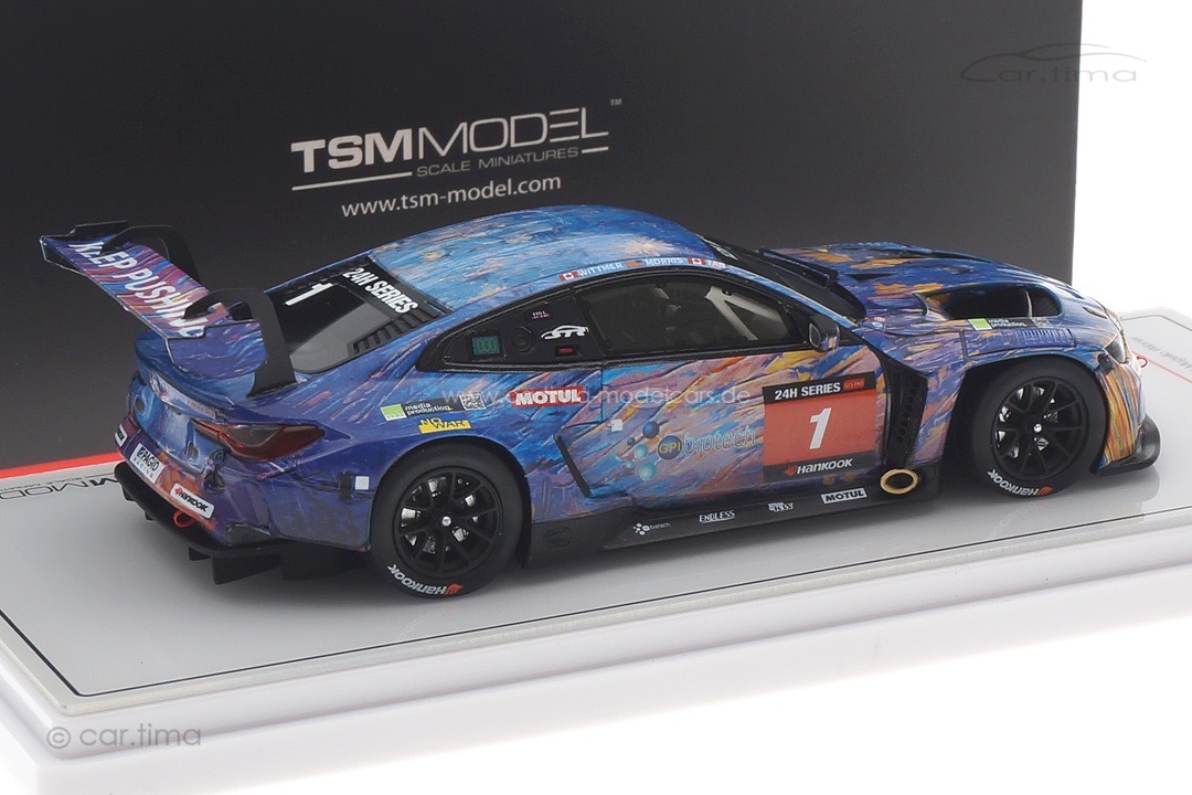 BMW M4 GT3 Winner 12h Mugello 2022 Tan/Morris/Wittmer TSM 1:43 TSM430610 BMW M4 GT3 Winner 12h Mugello 2022 Tan/Morris/Wittmer TSM 1:43 TSM430610