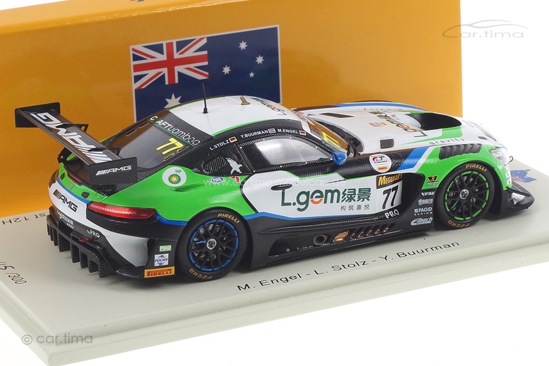 Mercedes-AMG GT3 12h Bathurst 2020 Buurman/Engel/Stolz Spark 1:43 AS052 Mercedes-AMG GT3 12h Bathurst 2020 Buurman/Engel/Stolz Spark 1:43 AS052