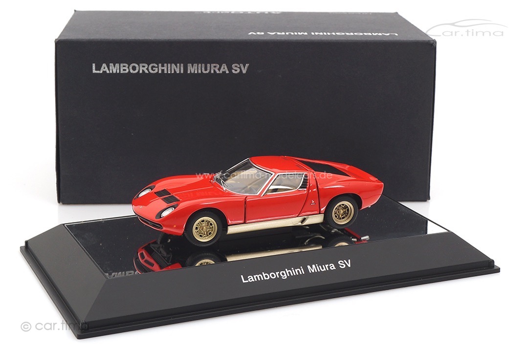 Lamborghini Miura SV rot Auto Art 1:43 54543