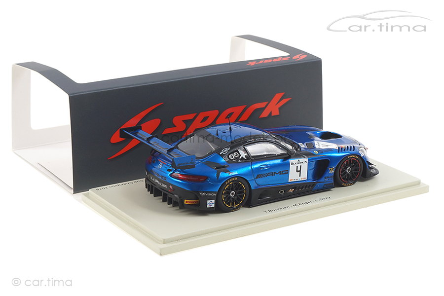 Mercedes-AMG GT3 Endurance Cup Champion 2018 Buurman/Engel/Stolz Spark 1:43 S6330 Mercedes-AMG GT3 Endurance Cup Champion 2018 Buurman/Engel/Stolz Spark 1:43 S6330