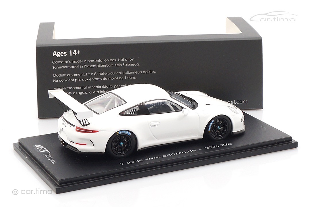 Porsche 911 (991) GT3 Cup 9 Jahre www.cartima.de Spark car.tima CUSTOMIZED 1:43