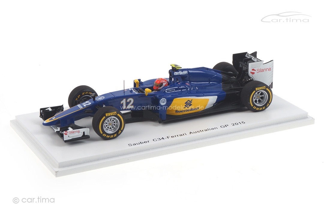Sauber C34-Ferrari GP Australien 2015 Felipe Nasr Spark 1:43 S4609 Sauber C34-Ferrari GP Australien 2015 Felipe Nasr Spark 1:43 S4609