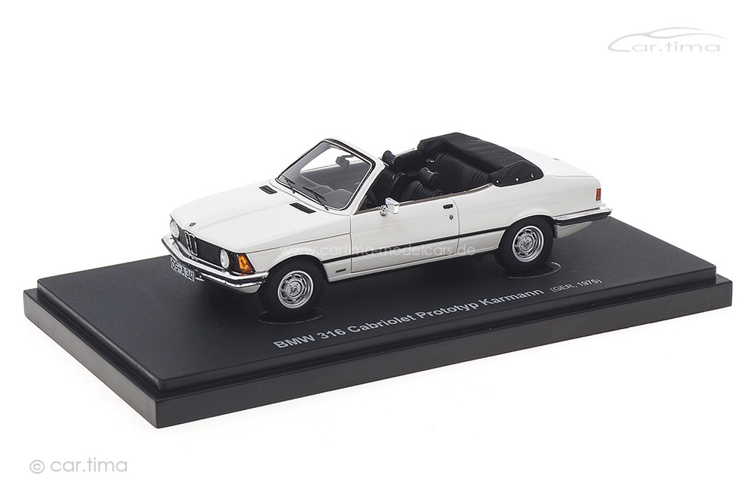 BMW 316 Cabriolet Karmann Prototyp 1975 weiß Avenue43 1:43 60068 BMW 316 Cabriolet Karmann Prototyp 1975 weiß Avenue43 1:43 60068