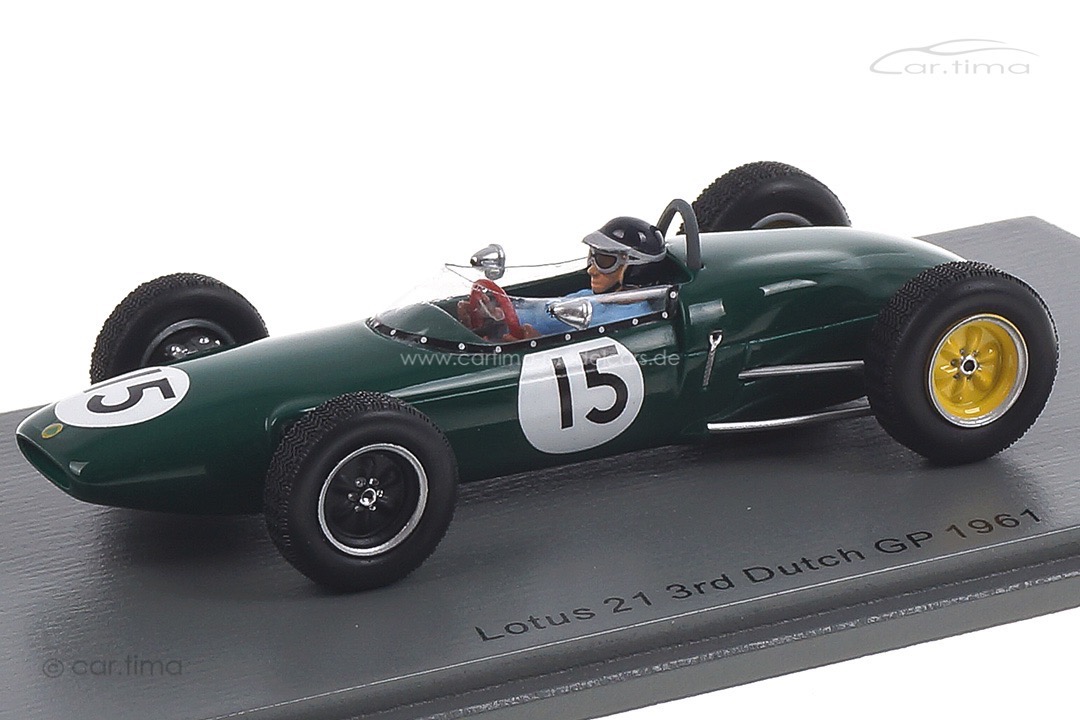 Lotus 21 GP Niederlande 1961 Jim Clark Spark 1:43 S7118 Lotus 21 GP Niederlande 1961 Jim Clark Spark 1:43 S7118