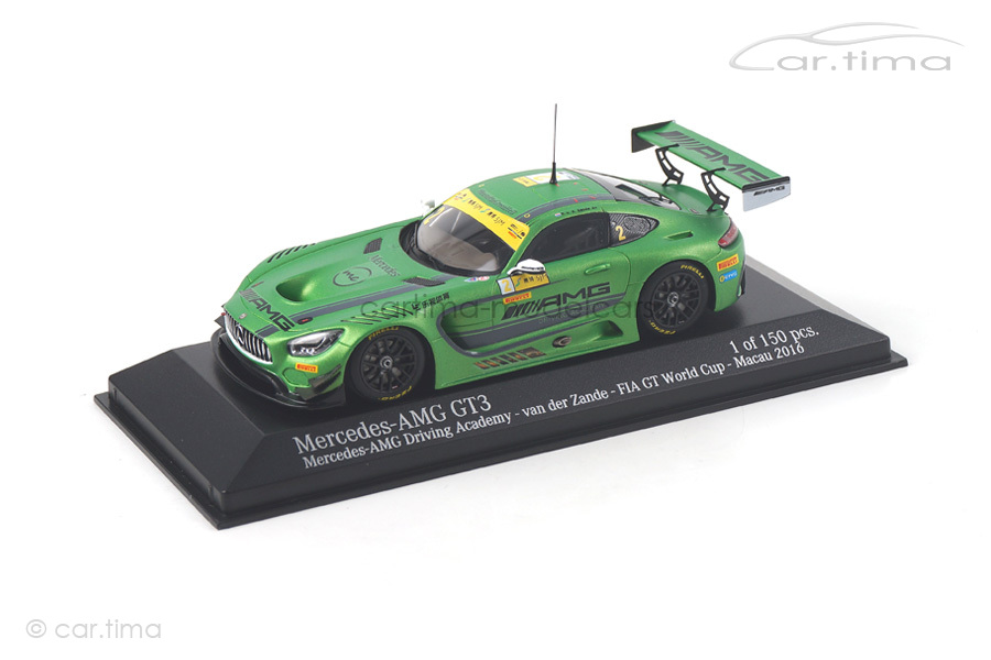 Mercedes-AMG GT3 FIA GT World Cup Macau 2016 van der Zande Minichamps 1:43 437163102