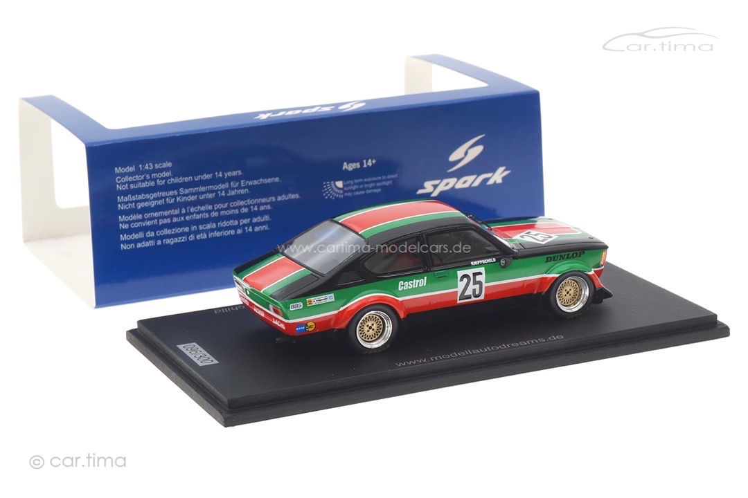 Opel Kadett C GT/E DRM Zolder 1980 Günther Knippschild Spark 1:43 MAD013 Opel Kadett C GT/E DRM Zolder 1980 Günther Knippschild Spark 1:43 MAD013