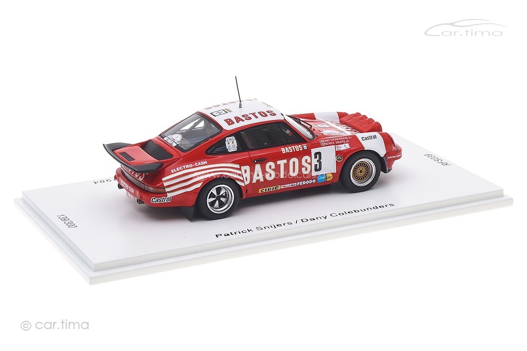 Porsche 911 SC RS Winner Rallye de Wallonie 1984 Snijers/Colebunders Spark 1:43 RFS039
