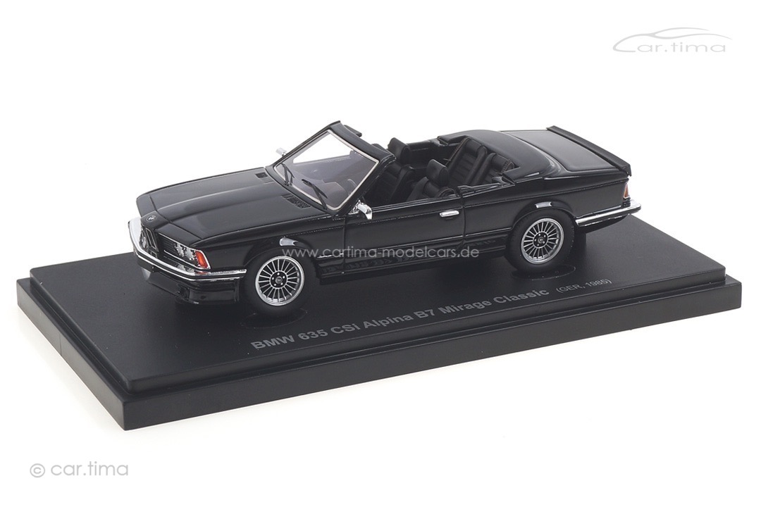 BMW 635 CSi Alpina B7 Mirage Classic schwarz Avenue43 1:43 60058 BMW 635 CSi Alpina B7 Mirage Classic schwarz Avenue43 1:43 60058