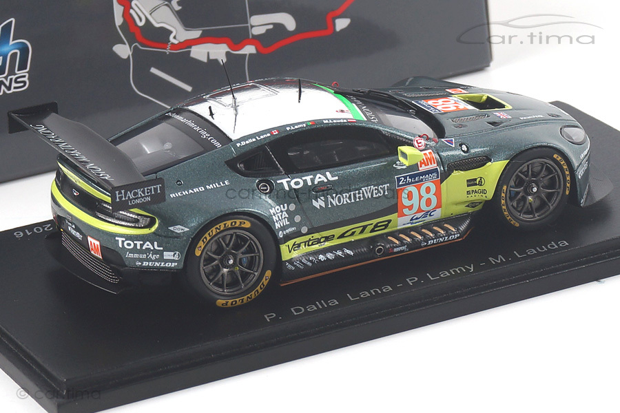 Aston Martin Vantage V8 24h Le Mans 2016 Lamy/Lauda/Dalla Lana Spark 1:43 S5144