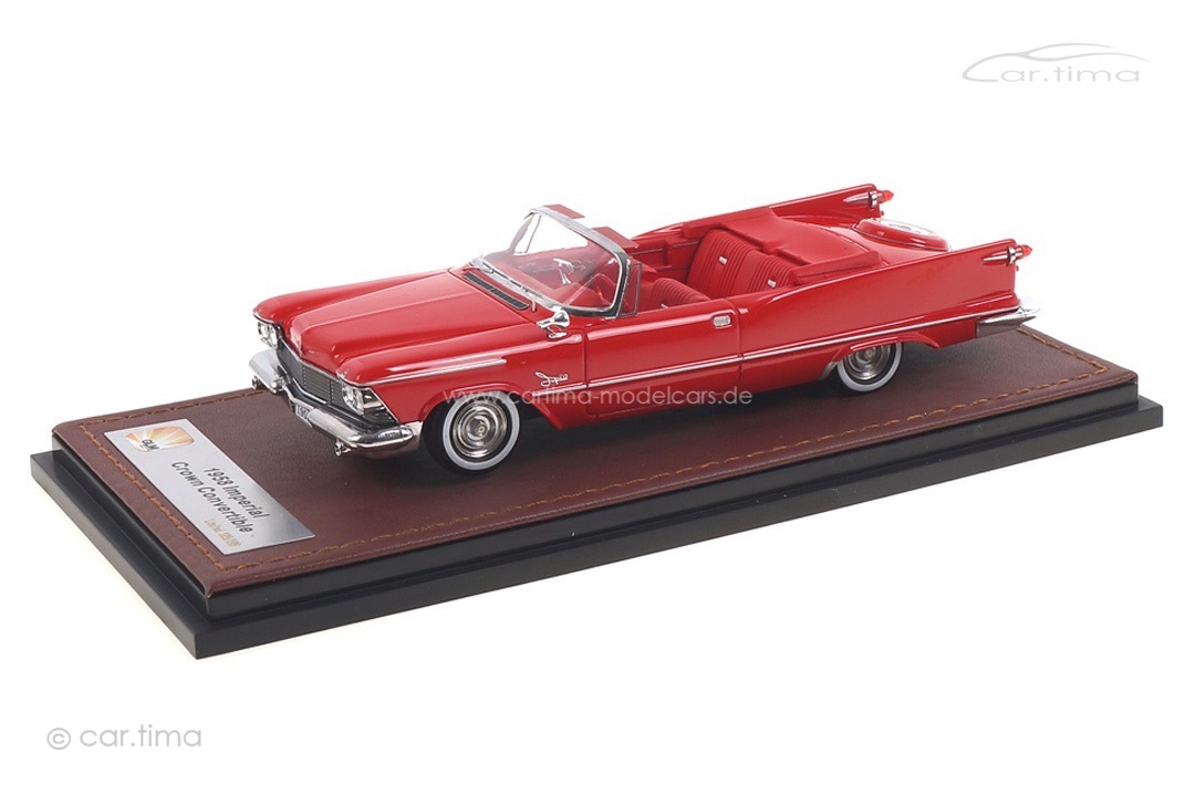 Chrysler Imperial Crown Convertible 1958 rot GLM 1:43 GLM131403 Chrysler Imperial Crown Convertible 1958 rot GLM 1:43 GLM131403