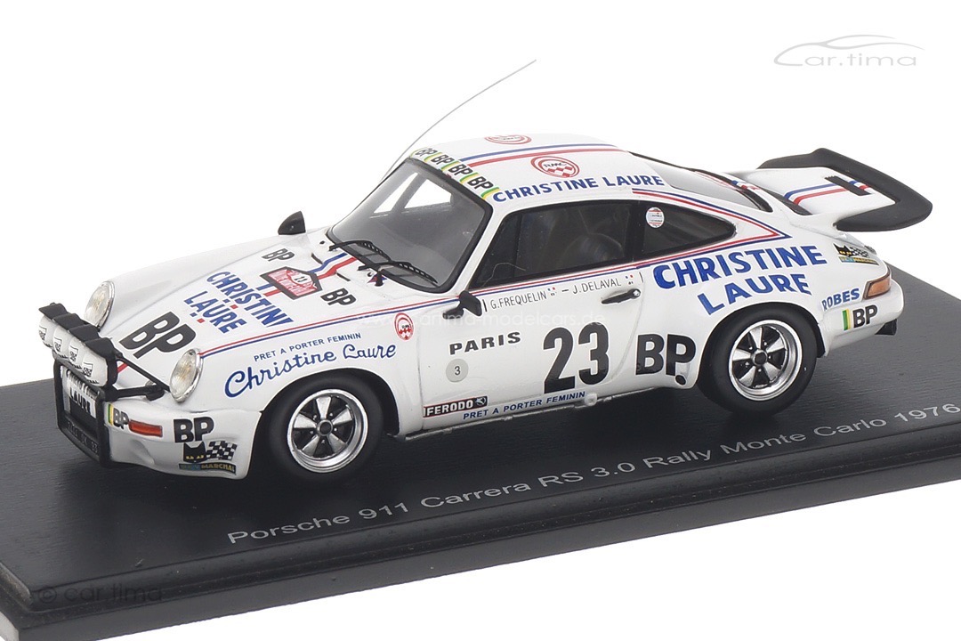 Porsche 911 Carrera RS 3.0 Rallye Monte Carlo 1976 Fréquelin/Delaval Spark 1:43 S6633 Porsche 911 Carrera RS 3.0 Rallye Monte Carlo 1976 Fréquelin/Delaval Spark 1:43 S6633