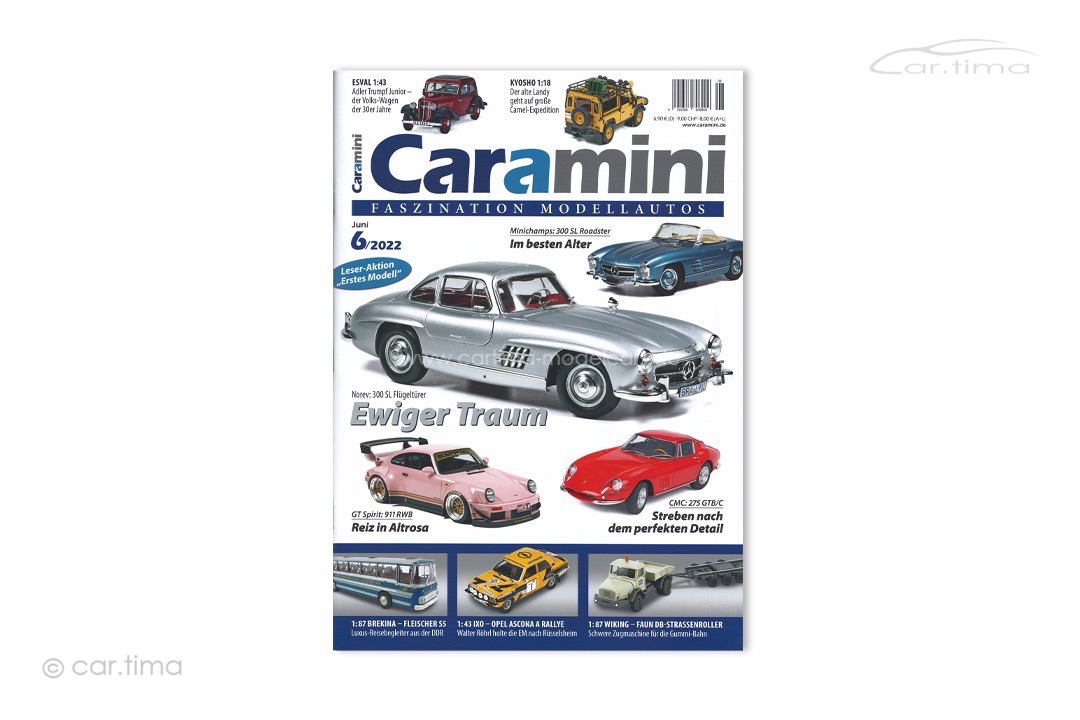 Zeitschrift/Magazine Caramini Faszination Modellautos 06/2022 Expromo Verlag