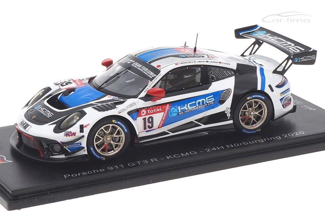 Porsche 911 GT3 R 24h Nürburgring 2020 Burdon/Imperatori/Liberati/Olsen Spark 1:43 SG708 Porsche 911 GT3 R 24h Nürburgring 2020 Burdon/Imperatori/Liberati/Olsen Spark 1:43 SG708