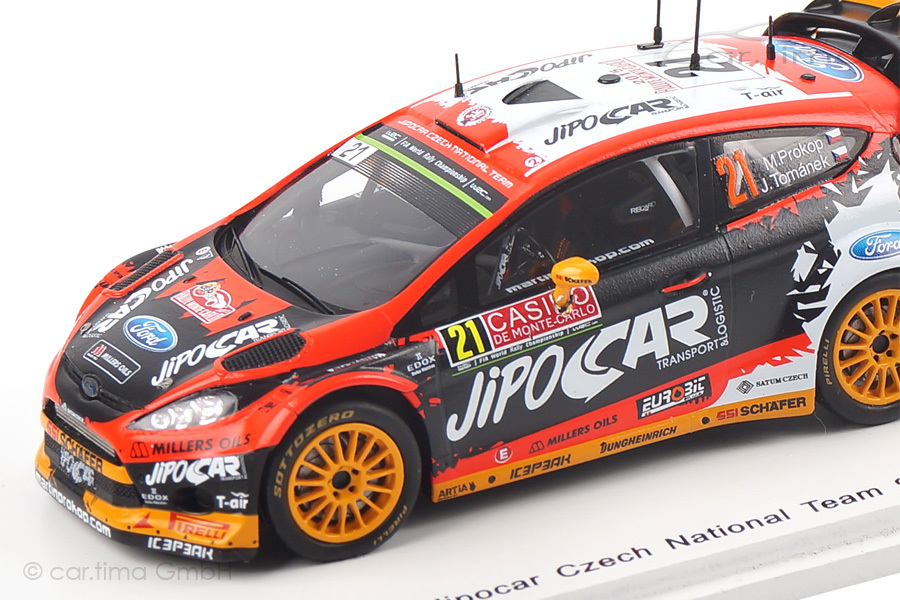 Ford Fiesta WRC Rally Monte Carlo 2015 Prokop/Tománek Spark 1:43 S4516 Ford Fiesta WRC Rally Monte Carlo 2015 Prokop/Tománek Spark 1:43 S4516