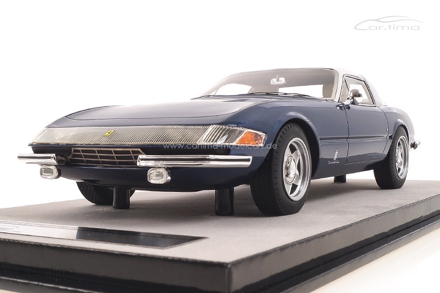 Ferrari 365 GTB/4 Daytona Coupe Speciale blau Tecnomodel 1:18 TM18-108A Ferrari 365 GTB/4 Daytona Coupe Speciale blau Tecnomodel 1:18 TM18-108A