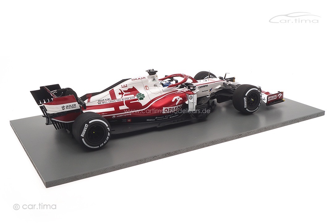 Alfa Romeo Racing ORLEN C41 GP Abu Dhabi 2021 Kimi Räikkönen Spark 1:18 18S607 Alfa Romeo Racing ORLEN C41 GP Abu Dhabi 2021 Kimi Räikkönen Spark 1:18 18S607