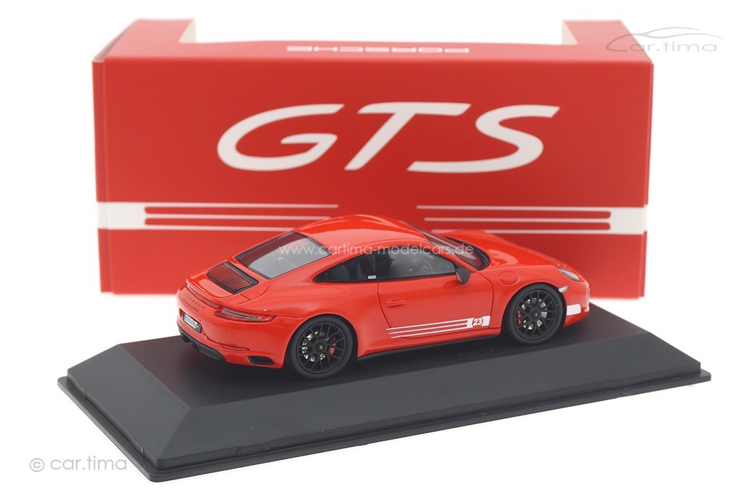 Porsche 911 (991 II) Carrera 4 GTS Indischrot British Legends Edition Spark 1:43 MAP02080026