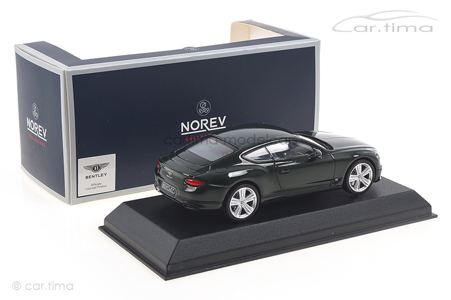 Bentley Continental GT 2018 British Racing Green Norev 1:43 270322 Bentley Continental GT 2018 British Racing Green Norev 1:43 270322