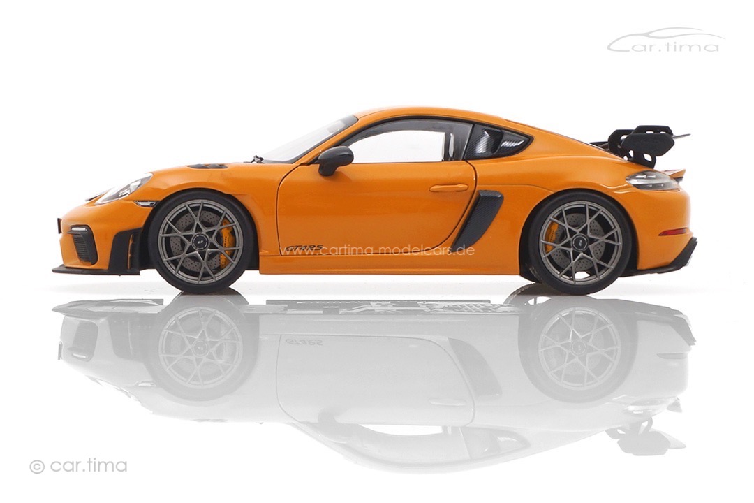 Porsche 718 Cayman GT4 RS Weissach Package Bahamagelb Norev 1:18 187252 Porsche 718 Cayman GT4 RS Weissach Package Bahamagelb Norev 1:18 187252