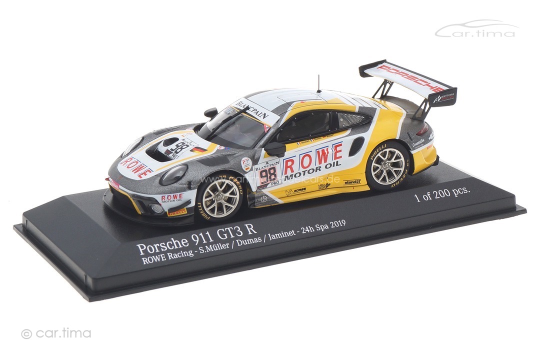 Porsche 911 (991 II) GT3 R 24h Spa 2019 Dumas/Müller/Jaminet Minichamps 1:43 410196098