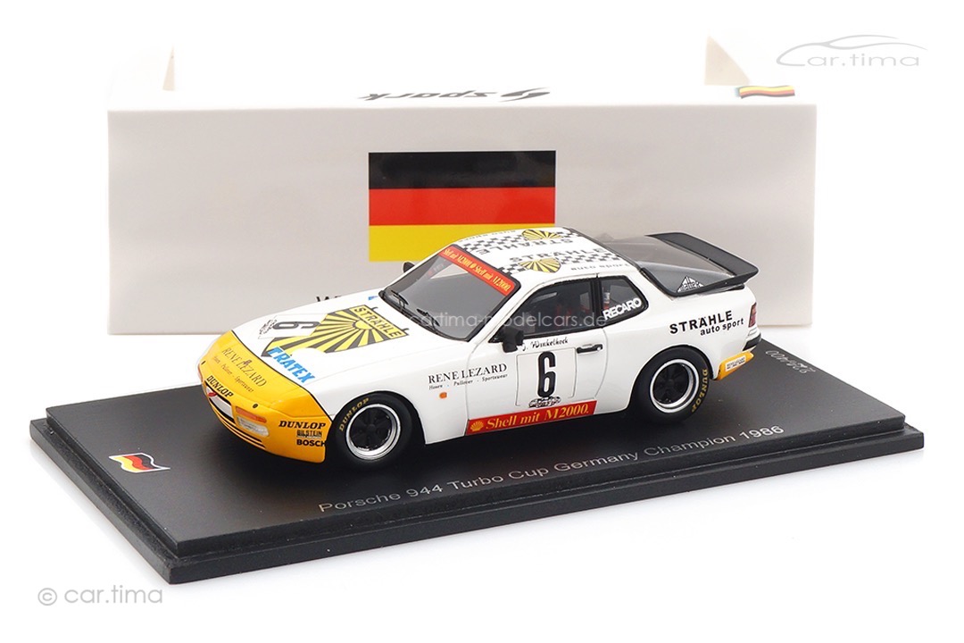 Porsche 944 Winner Turbo Cup Germany 1986 Joachim Winkelhock Spark 1:43 SG830