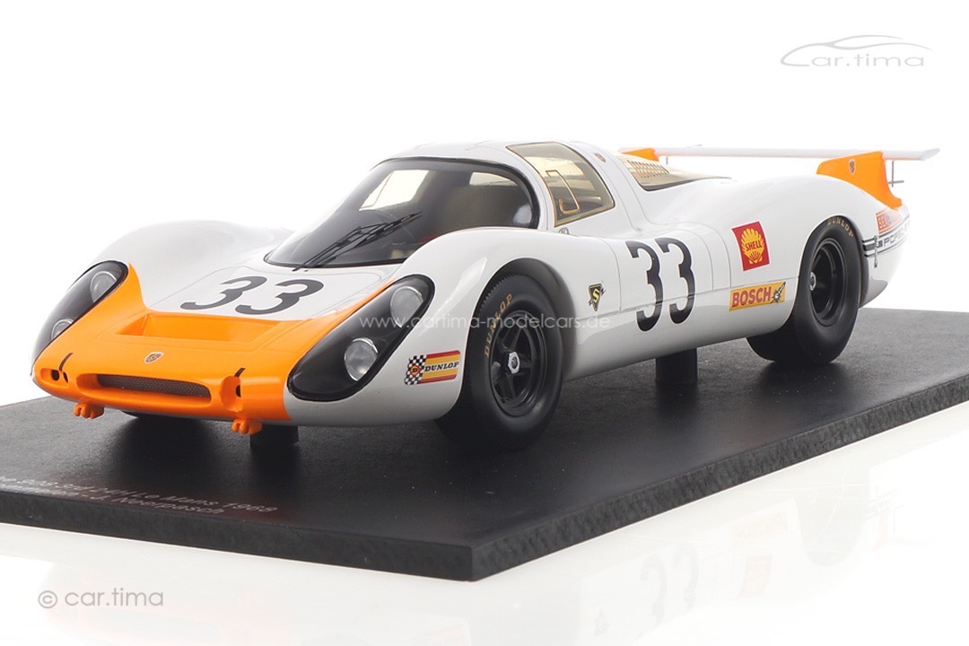 Porsche 908 24h Le Mans 1968 Neerpasch/Stommelen Spark 1:18 18S518 Porsche 908 24h Le Mans 1968 Neerpasch/Stommelen Spark 1:18 18S518