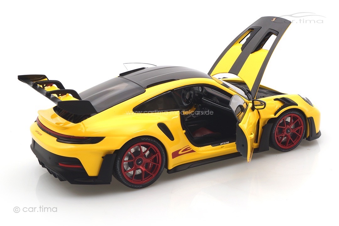 Porsche 911 (992) GT3 RS Weissach Package Racinggelb/Rad rot Minichamps 1:18 110062025 Porsche 911 (992) GT3 RS Weissach Package Racinggelb/Rad rot Minichamps 1:18 110062025