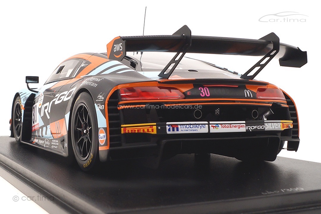 Audi R8 LMS GT3 Winner Silver Cup class 24h Spa 2022 Simmenauer/Goethe/Neubauer Spark 1:18 18SB052