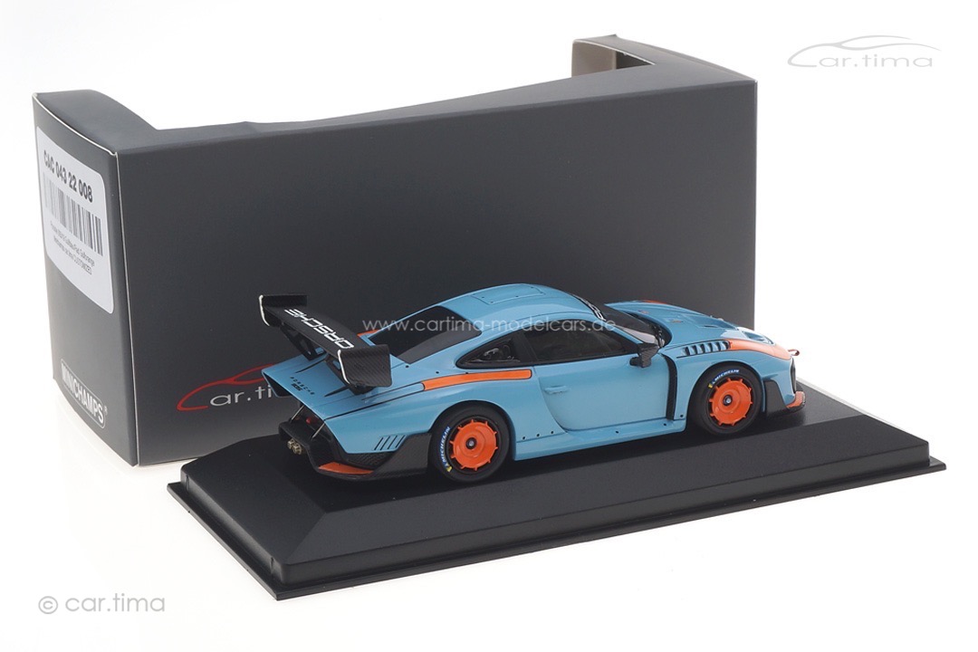 Porsche 935/19 Gulfblau/Rad Gulforange Minichamps car.tima CUSTOMIZED 1:43 Porsche 935/19 Gulfblau/Rad Gulforange Minichamps car.tima CUSTOMIZED 1:43