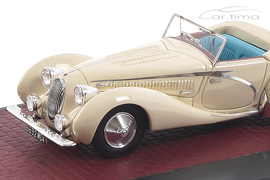 Talbot-Lago T150C Cabriolet Figoni & Falaschi 1936 weiß Matrix 1:43 MX41904-031 Talbot-Lago T150C Cabriolet Figoni & Falaschi 1936 weiß Matrix 1:43 MX41904-031