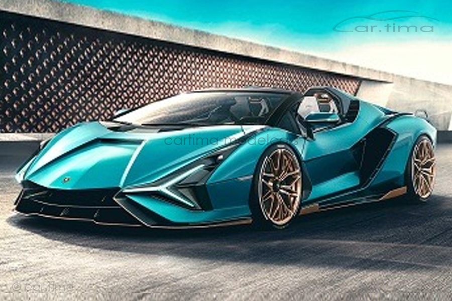Lamborghini Sian Roadster MR Collection 1:18 LAMBO047