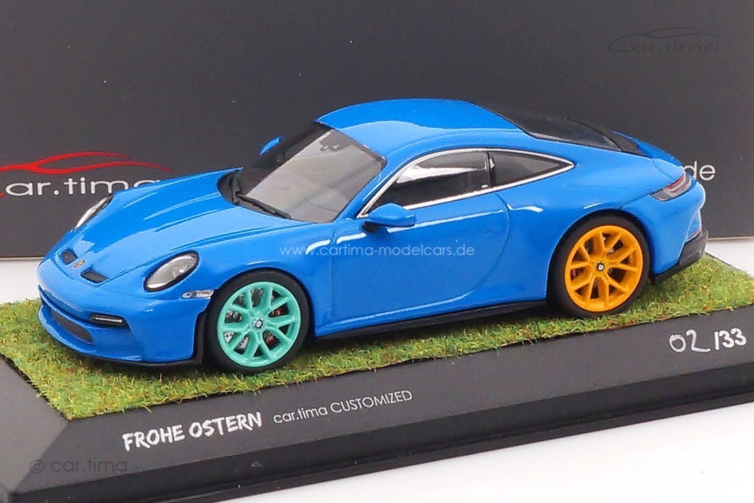 Porsche 911 (992) GT3 Touring Happy Easter 2023 Minichamps car.tima CUSTOMIZED 1:43