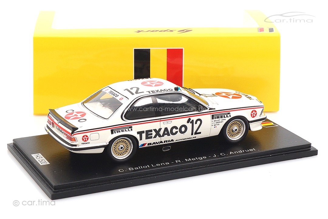 BMW 635 CSI 24h Spa 1985 Andruet/Ballot Lena/Metge Spark 1:43 SB661