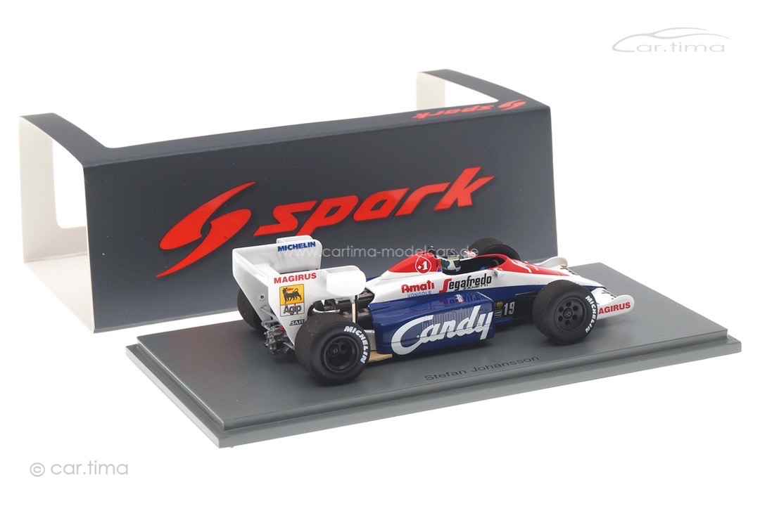 Toleman TG184 GP Italien 1984 Stefan Johansson Spark 1:43 S2783 Toleman TG184 GP Italien 1984 Stefan Johansson Spark 1:43 S2783