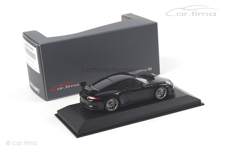 Porsche 911 (991) GT3 Schwarz Minichamps car.tima EXCLUSIVE 1:43 CA04316019
