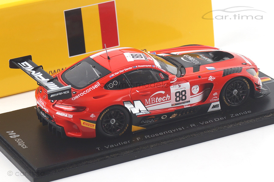 Mercedes-AMG GT3 24h Spa 2016 Rosenqvist/Vautier/van der Zande Spark 1:43 SB122 Mercedes-AMG GT3 24h Spa 2016 Rosenqvist/Vautier/van der Zande Spark 1:43 SB122