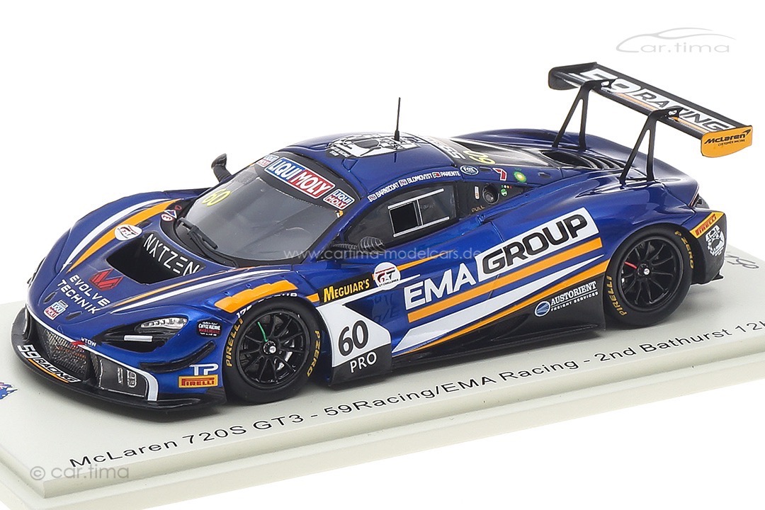 McLaren 720S GT3 12h Bathurst 2020 Barnicoat/Blomqvist/Parente Spark 1:43 AS045