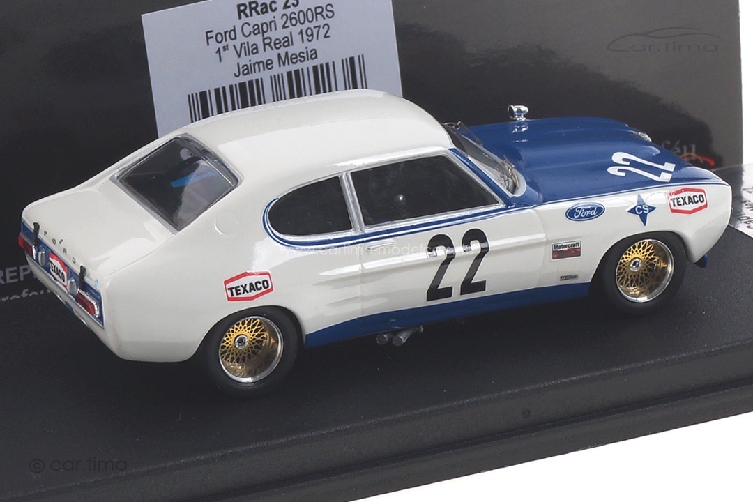 Ford Capri RS Winner Vila Real 1972 Jaime Mesia Trofeu 1:43 RRAC23 Ford Capri RS Winner Vila Real 1972 Jaime Mesia Trofeu 1:43 RRAC23