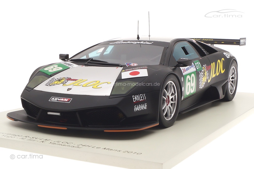 Lamborghini Murciélago R-SV LM 24h Le Mans 2010 Yogo/Iiri/Yamanishi Spark 1:18 18S365 Lamborghini Murciélago R-SV LM 24h Le Mans 2010 Yogo/Iiri/Yamanishi Spark 1:18 18S365