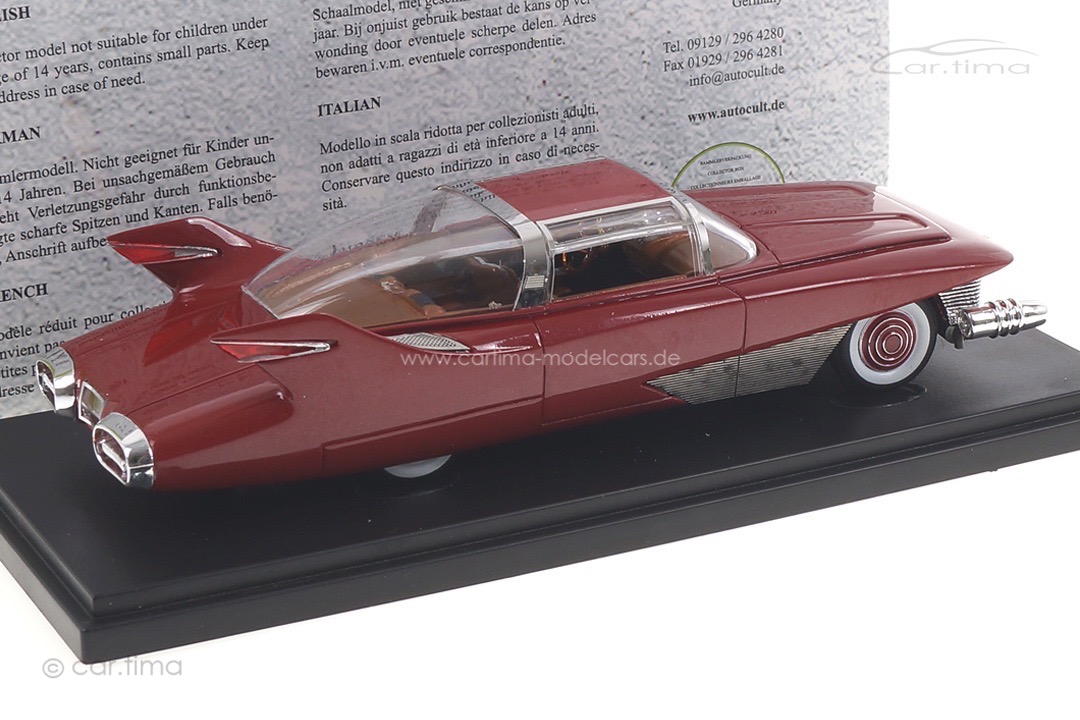 DiDia 150 Dream Car 1960 rot autocult 1:43 06043 DiDia 150 Dream Car 1960 rot autocult 1:43 06043