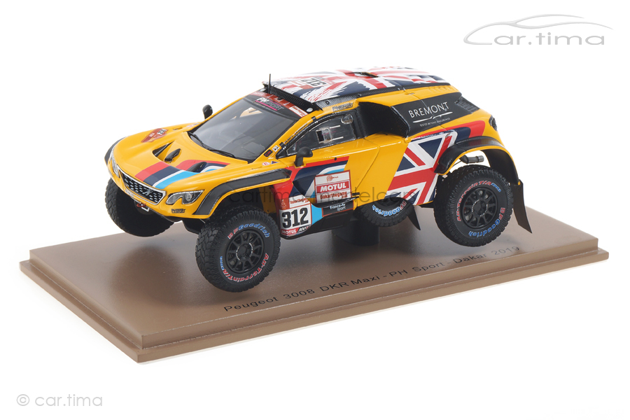 Peugeot 3008 DKR Maxi Dakar Rally 2019 Hunt/Rosegaar Spark 1:43 S5627 Peugeot 3008 DKR Maxi Dakar Rally 2019 Hunt/Rosegaar Spark 1:43 S5627