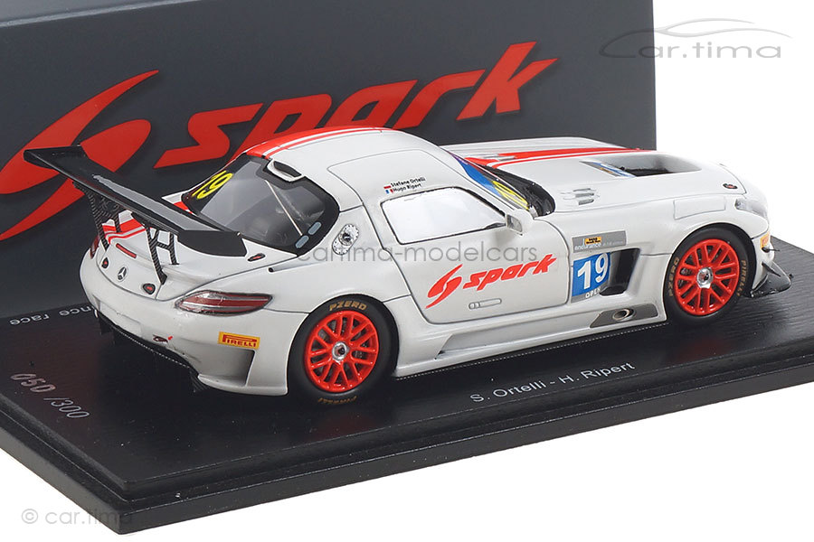 Mercedes-Benz SLS AMG GT3 Zhuhai 2018 Ortelli/Ripert Spark 1:43 SA178