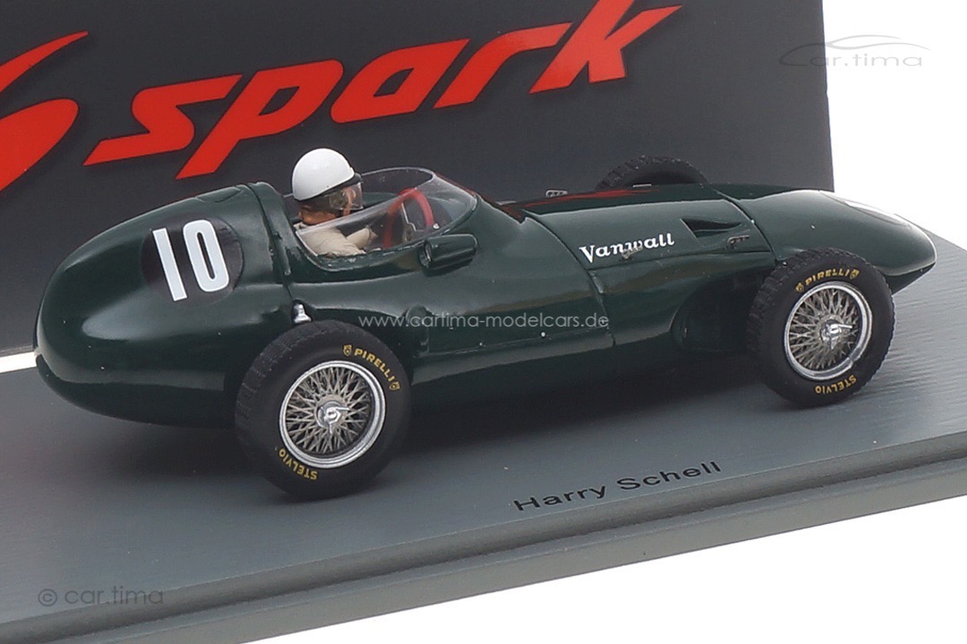 Vanwall VW2 GP Belgien 1956 Harry Schell Spark 1:43 S7203
