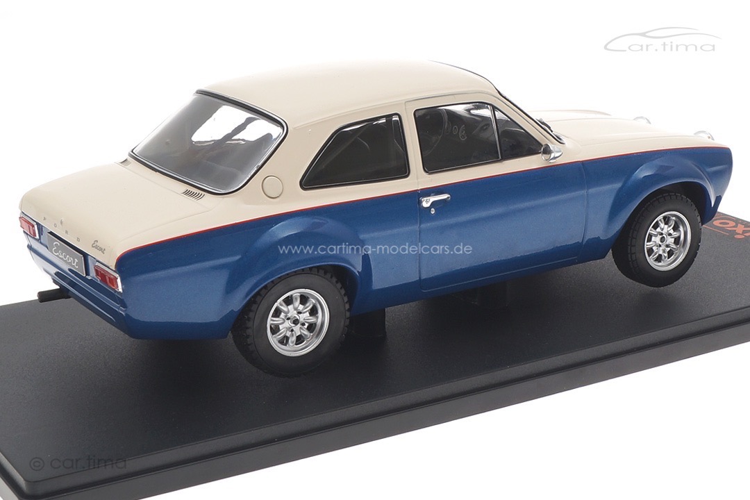 Ford Escort MK1 RS 1600 1974 weiss/met. blau IXO Models 1:18 18CMC124.22 Ford Escort MK1 RS 1600 1974 weiss/met. blau IXO Models 1:18 18CMC124.22