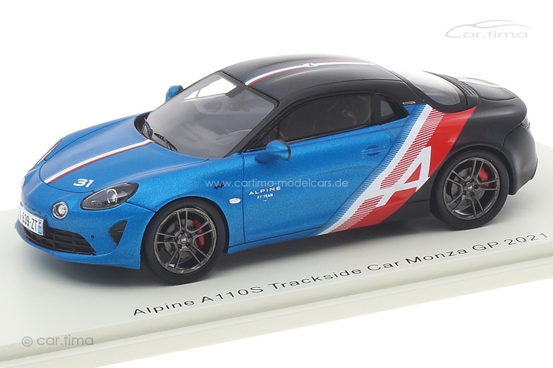 Alpine A110 Trackside GP Monza 2021 Esteban Ocon Spark 1:43 S6592 Alpine A110 Trackside GP Monza 2021 Esteban Ocon Spark 1:43 S6592