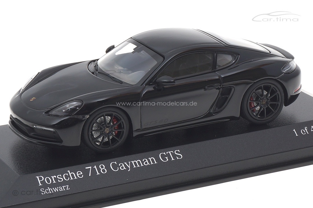 Porsche 718 Cayman GTS (982) schwarz Minichamps 1:43 410069000
